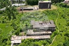 Горна баня - изглед с дрон над терена определен за национална детска болница