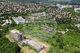 Горна баня - изглед с дрон над терена определен за национална детска болница