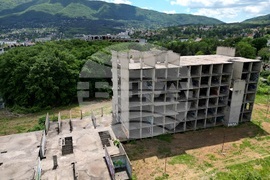 Горна баня - изглед с дрон над терена определен за национална детска болница