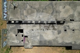 Горна баня - изглед с дрон над терена определен за национална детска болница