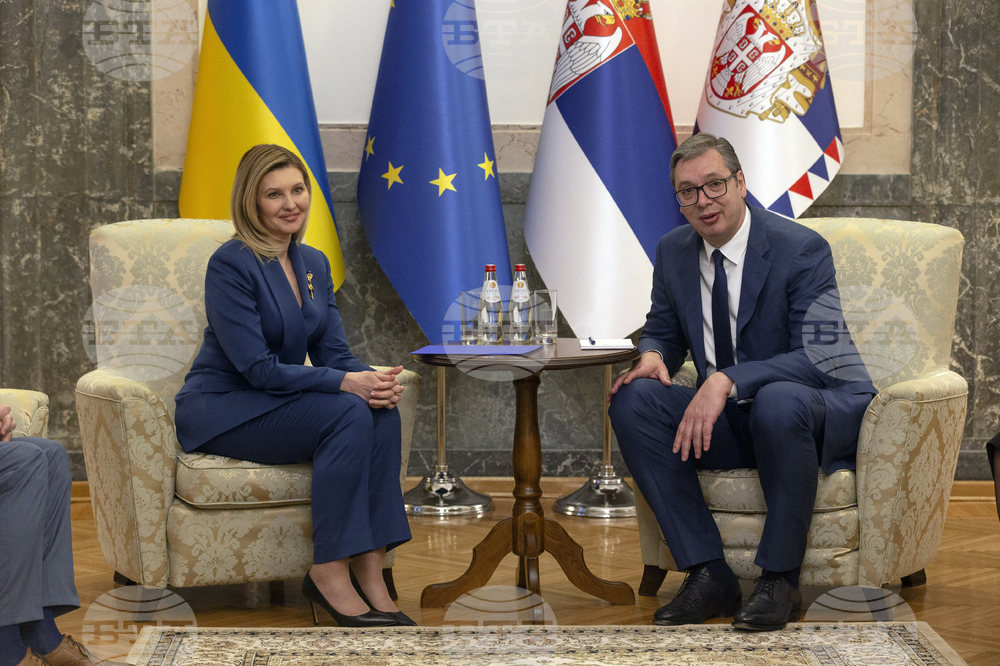 Олена Зеленска благодари на сръбския президент Вучич за подкрепата за Украйна