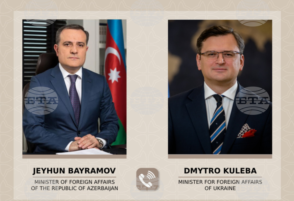 АЗЕРТАДЖ: Азербайджанският външен министър разговаря с украинския си колега