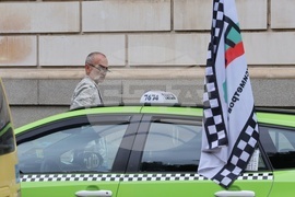 Таксиметрови шофьори - протест - Красимир Цветков