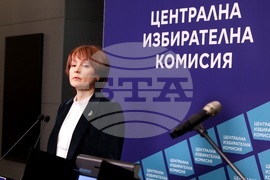 Централна избирателна комисия - брифинг - Росица Матева