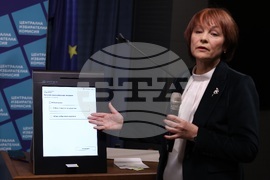 Централна избирателна комисия - бюлетини - представяне - Росица Матева