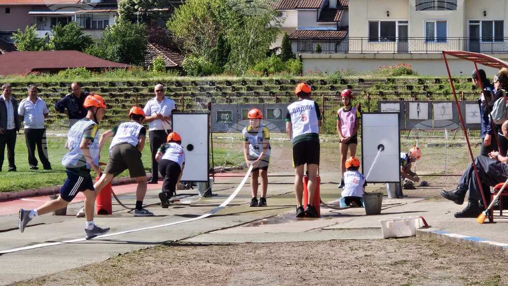 Видин - състезание „Млад огнеборец“ - областен етап