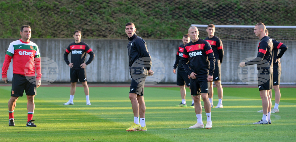 Разград - футбол - Национален отбор - официална тренировка