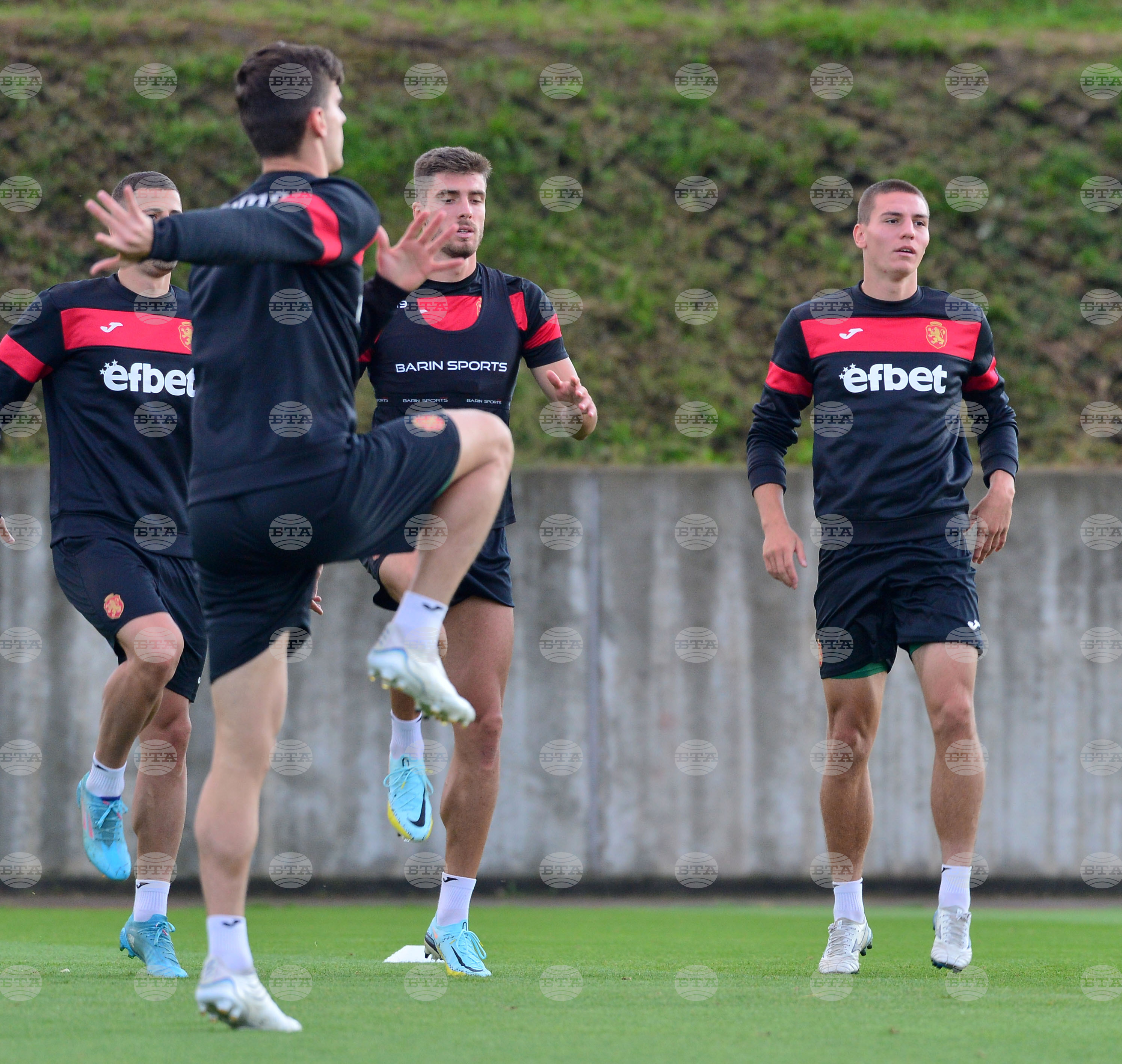 Разград - футбол - Национален отбор - официална тренировка