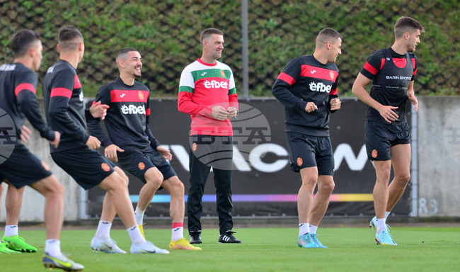 Разград - футбол - Национален отбор - официална тренировка