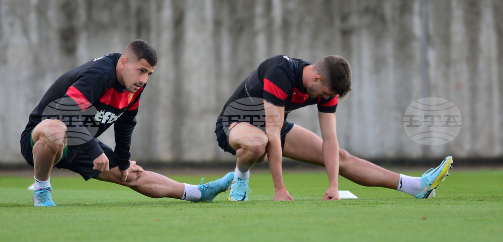 Разград - футбол - Национален отбор - официална тренировка