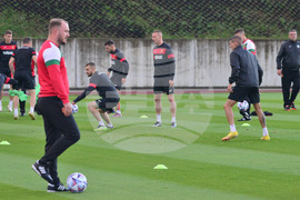 Разград - футбол - Национален отбор - официална тренировка