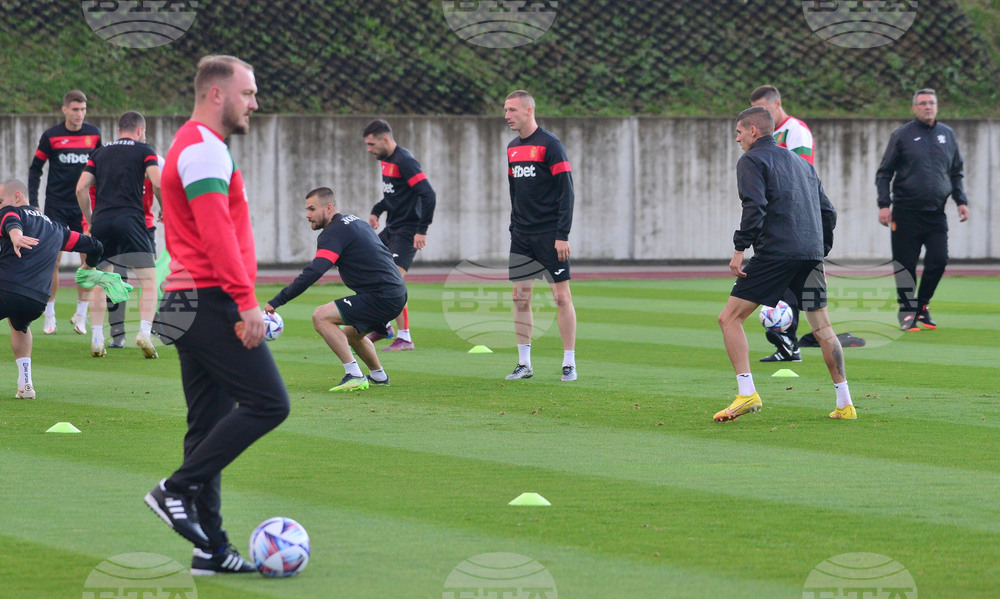Разград - футбол - Национален отбор - официална тренировка
