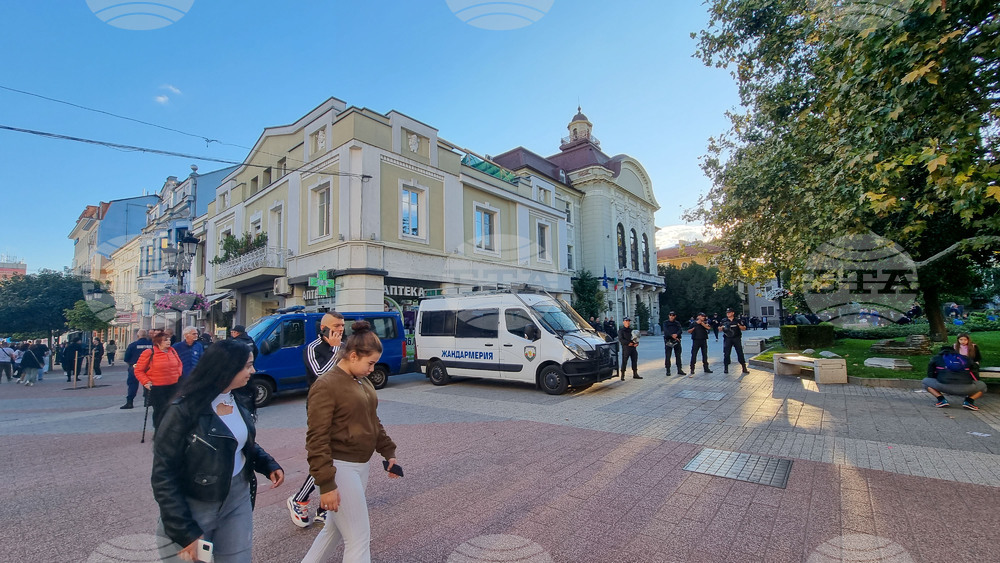 Пловдив - фенове на Ботев Пловдив - протест