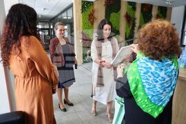 Бургас - Регионална библиотека "Пейо К. Яворов" - посещение от Европейската комисия