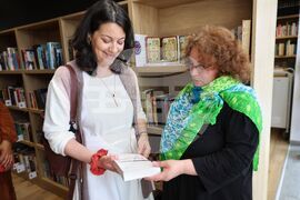 Бургас - Регионална библиотека "Пейо К. Яворов" - посещение от Европейската комисия