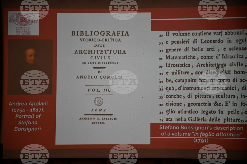 Largest Existing Collection of Authentic da Vinci Manuscripts, Drawings Presented at BAS