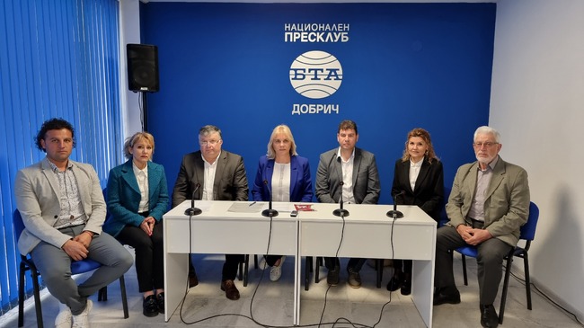 Коалиция "БСП за България" - Добрич представи листата с кандидати за депутати от областта