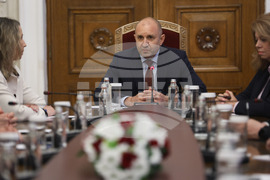 Румен Радев - среща с представители на Съвета на ректорите на висшите училища в България