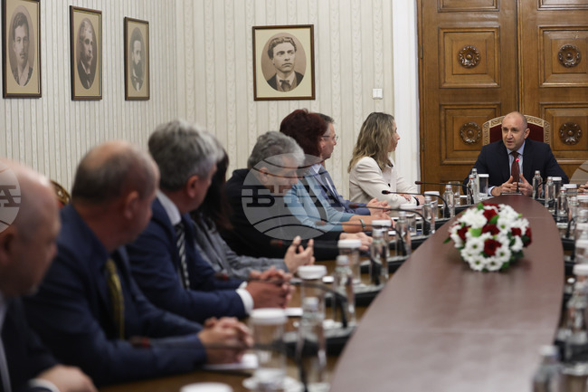 Румен Радев - среща с представители на Съвета на ректорите на висшите училища в България