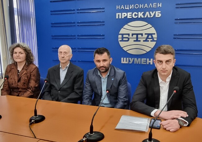 Представяне на листата с кандидати за народни представители на партия „Има такъв народ“ в Шуменския избирателен район