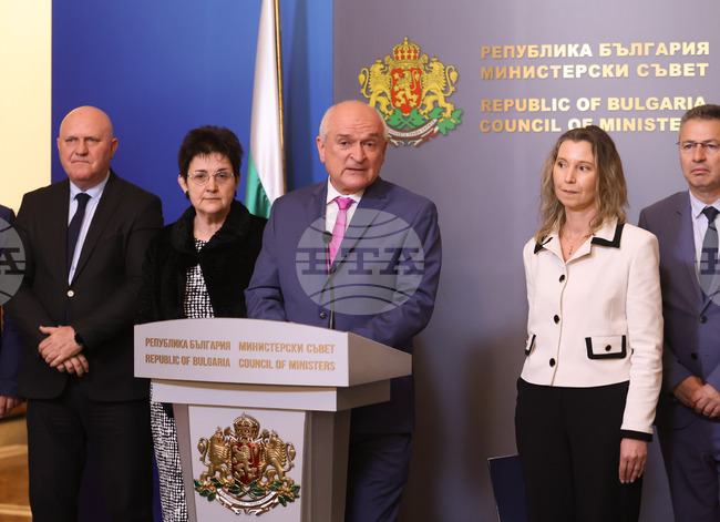 Министерски съвет - ректори - брифинг