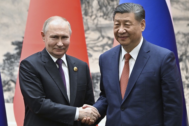 Путин заяви, че е благодарен на Китай за мирните му инициативи