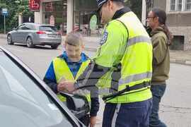 Кюстендил - "Пътна полиция" - деца - курс по пътна безопасност