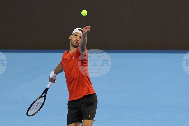 Григор Димитров - тренировка - Sofia Open 2022