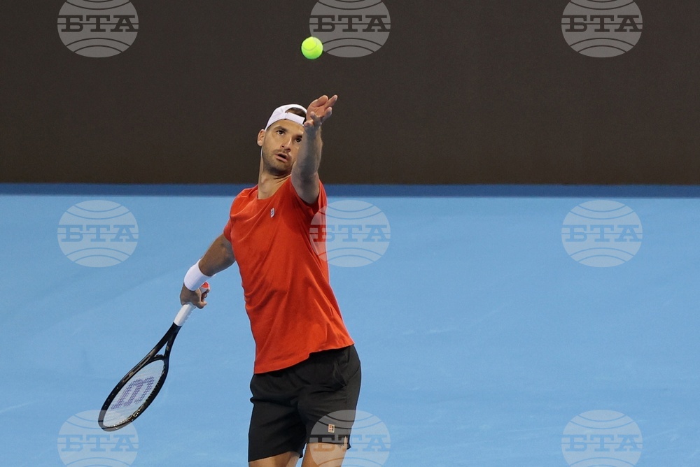 Григор Димитров - тренировка - Sofia Open 2022