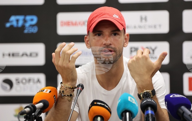  Григор Димитров - пресконференция - Sofia Open 2022