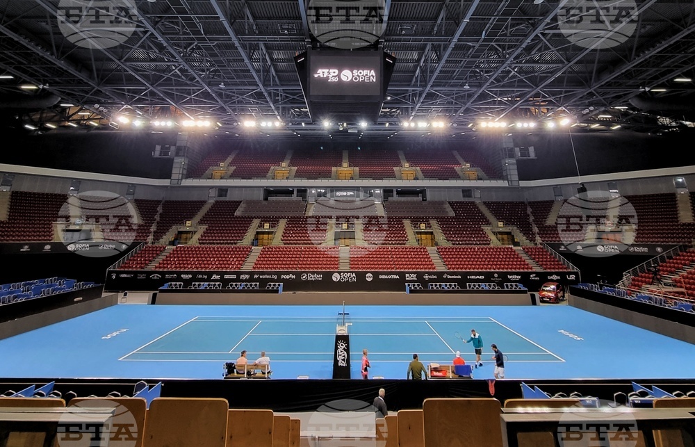 Григор Димитров - тренировка - Sofia Open 2022