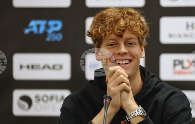 Яник Синер - пресконференция - Sofia Open 2022