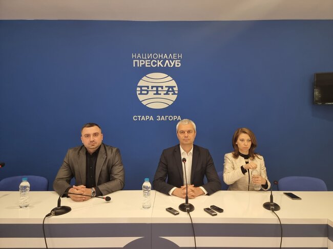 Пресконференция на лидерa на партия "Възрраждане" Костадин Костадинов