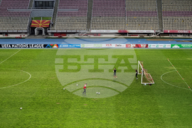 Република Северна Македония - Национален отбор по футбол на България - тренировка