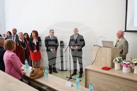 Бургас - университет "Проф. д-р Асен Златаров“ - Румен Радев - посещение