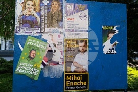 Румъния - Предизборни плакати