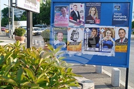 Румъния - Предизборни плакати