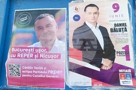 Румъния - Предизборни плакати