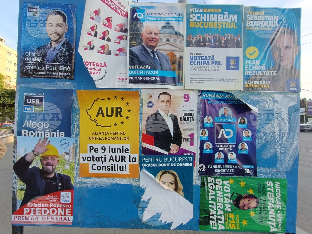 Румъния - Предизборни плакати