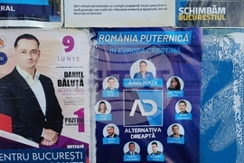 Румъния - Предизборни плакати