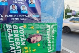 Румъния - Предизборни плакати