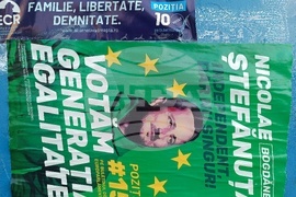 Румъния - Предизборни плакати