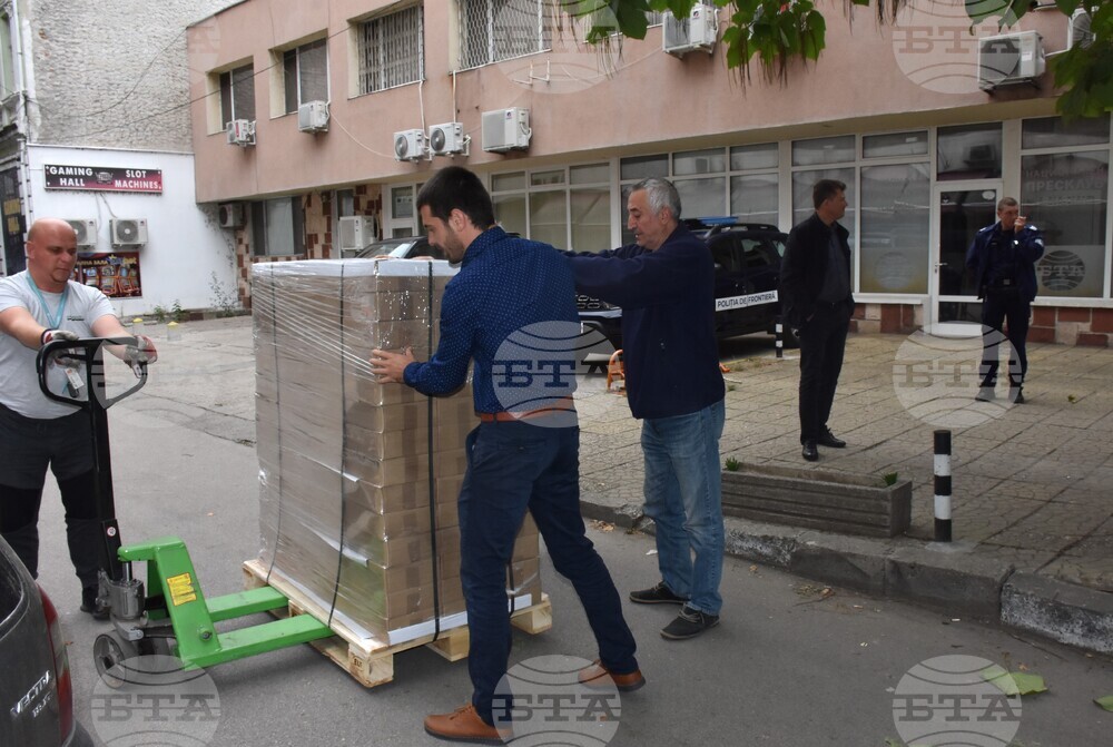 Видин - изборни бюлетини - транспортиране