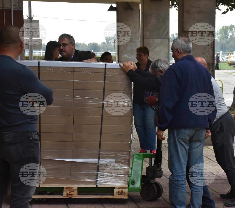 Видин - изборни бюлетини - транспортиране