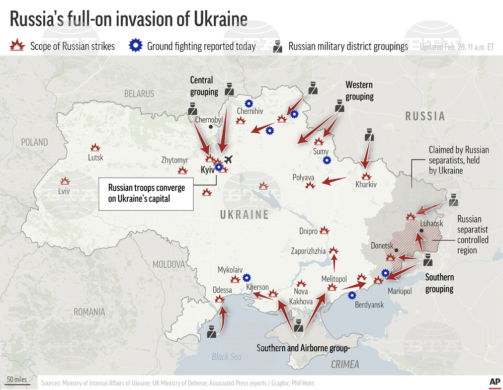 Над 70 украински войници са били убити при руски обстрел на военна база, каза областен управител