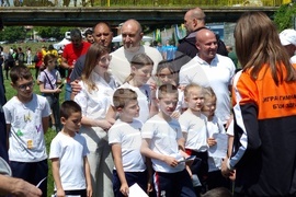 Ямбол - Национален фестивал по утринна гимнастика - инициатива „Спортувай с президента“