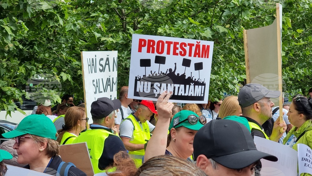 Румъния - служители от общински музеи - протест