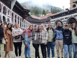 Еразъм студентитена посещение в Рилския манастир