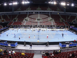 Снимка: Министерство на младежта и спорта - Весела Лечева поощри повече от 100 деца да продължат да тренират тенис