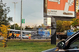 Автобус - пътнотранспортно произшествие